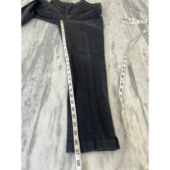 NYDJ  Charcoal Gray Tummy Slimming Ankle Pants Woman Size 2 Stretch Twill - Picture 10 of 10